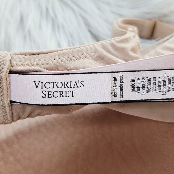Victoria’s Secret 36DDD T-Shirt Lightly Lined Wireless Bra Lot Beige Purple - Picture 7 of 14